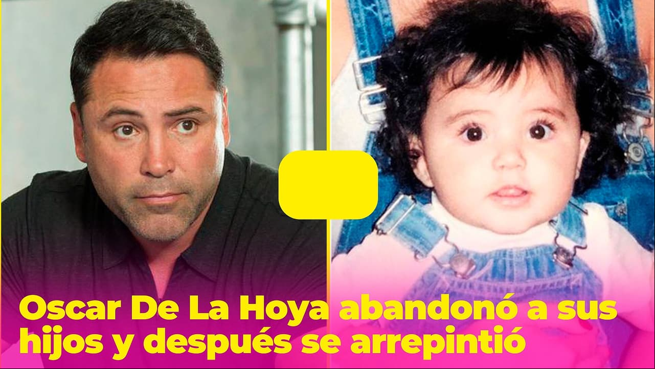 Oscar De La Hoya abandonó a sus hijos y después se arrepintió: "Escapé, estaba asustado"