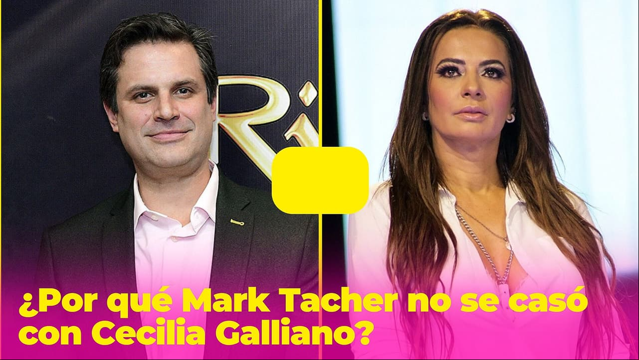Mark Tacher se arrepintió de comprometerse con Cecilia Galliano y luego llegó al altar con otra mujer