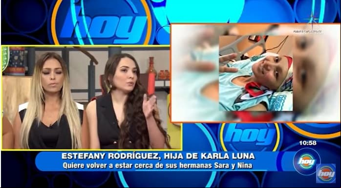 “Teníamos entendido que teníamos que hacer un convenio para que los dos estuviéramos tranquilos porque si él se las llevaba de la casa no era seguro que las volviéramos a ver”, expresó Stephanie Luna en el programa Hoy.