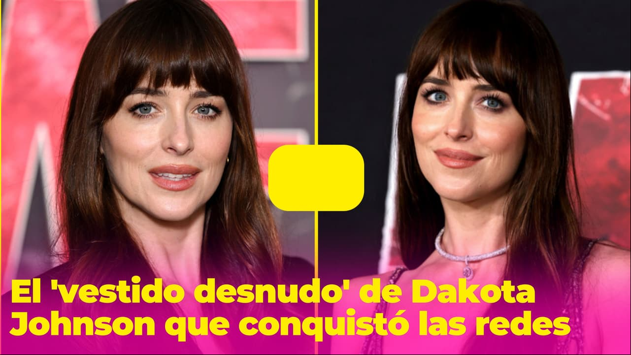 Dakota Johnson y su 'vestido nude' del que todo el mundo está hablando: lució más que sensual