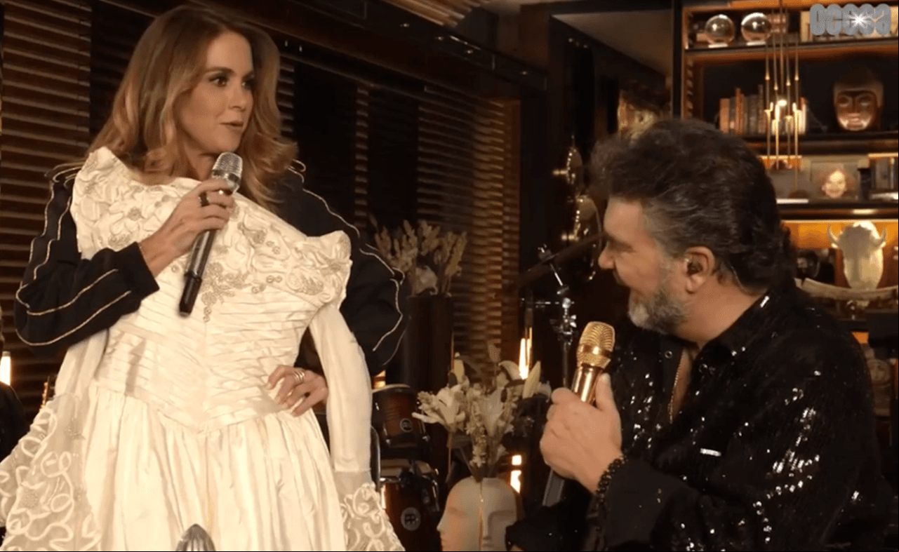 Lucero deja sin palabras a Mijares al mostrarle su vestido de novia: “Creo que todavía me queda”