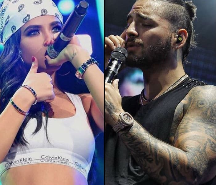 Becky G publica foto con Maluma...¡cuando eran adolescentes!