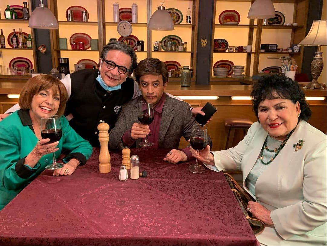 Raquel Pankowsky y Carmen Salinas.