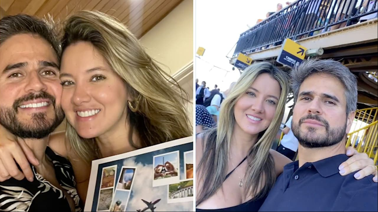 Daniella Álvarez y Daniel Arenas derrochan amor en París