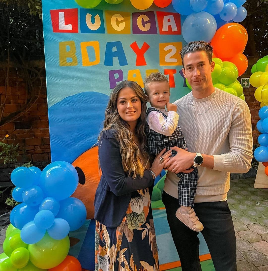 Lucca es el primer hijo de Mariana Echeverría y Óscar Jímenez.