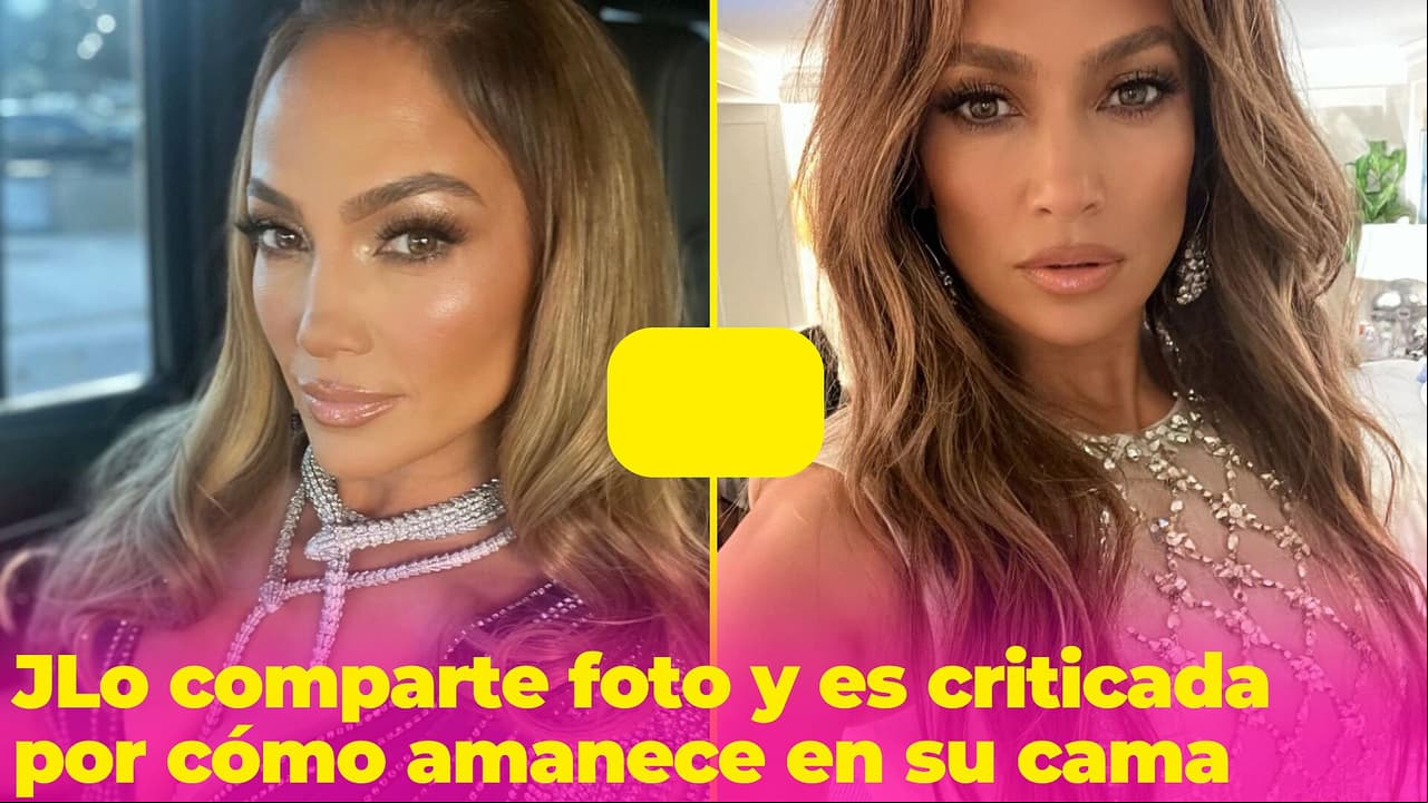 JLo publicó una foto desde la cama y solo recibió críticas por cómo despierta