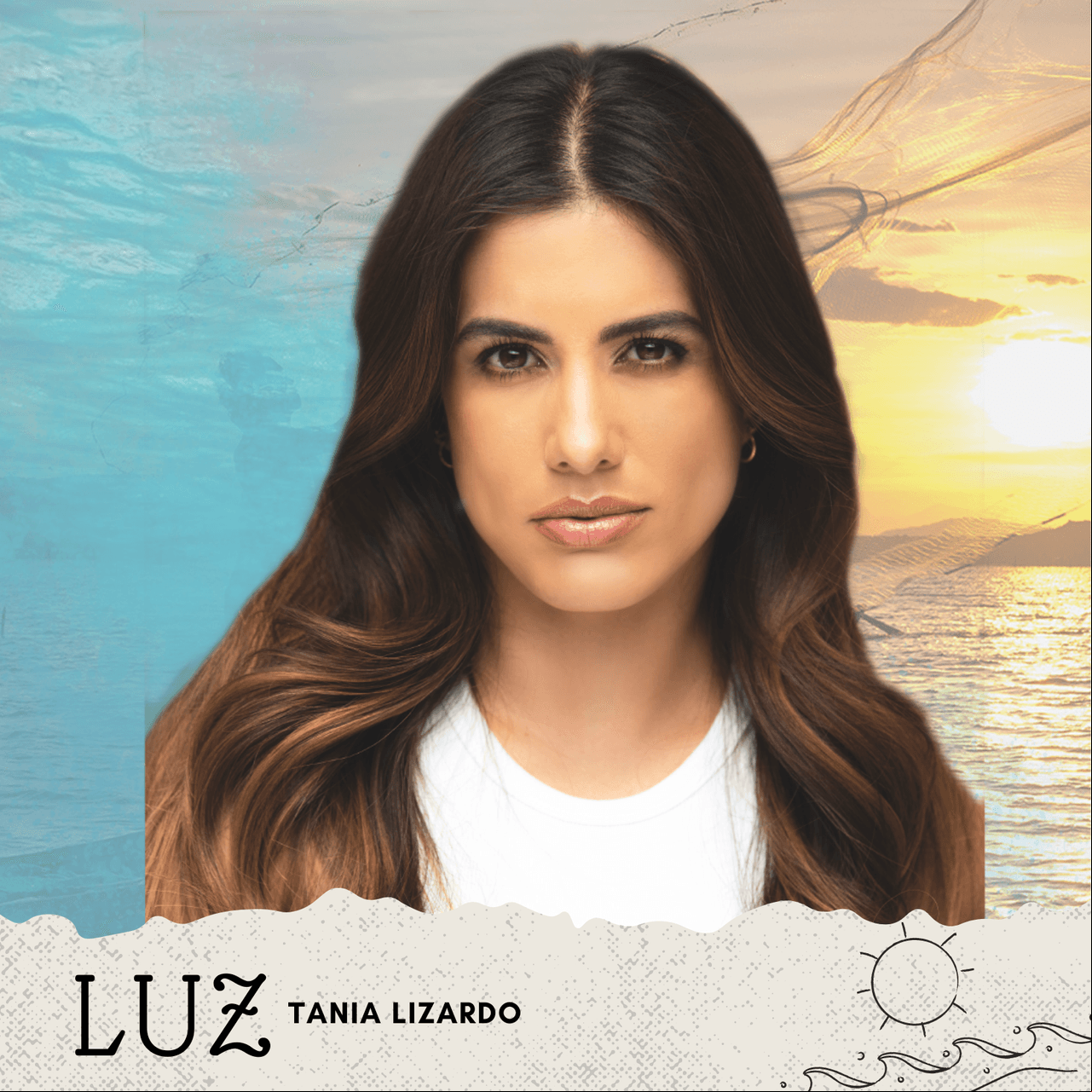 Tania Lizardo es 'Luz Guerrero', una mujer amable y carismática, esposa de 'Félix' quien está sometida a su maltrato.