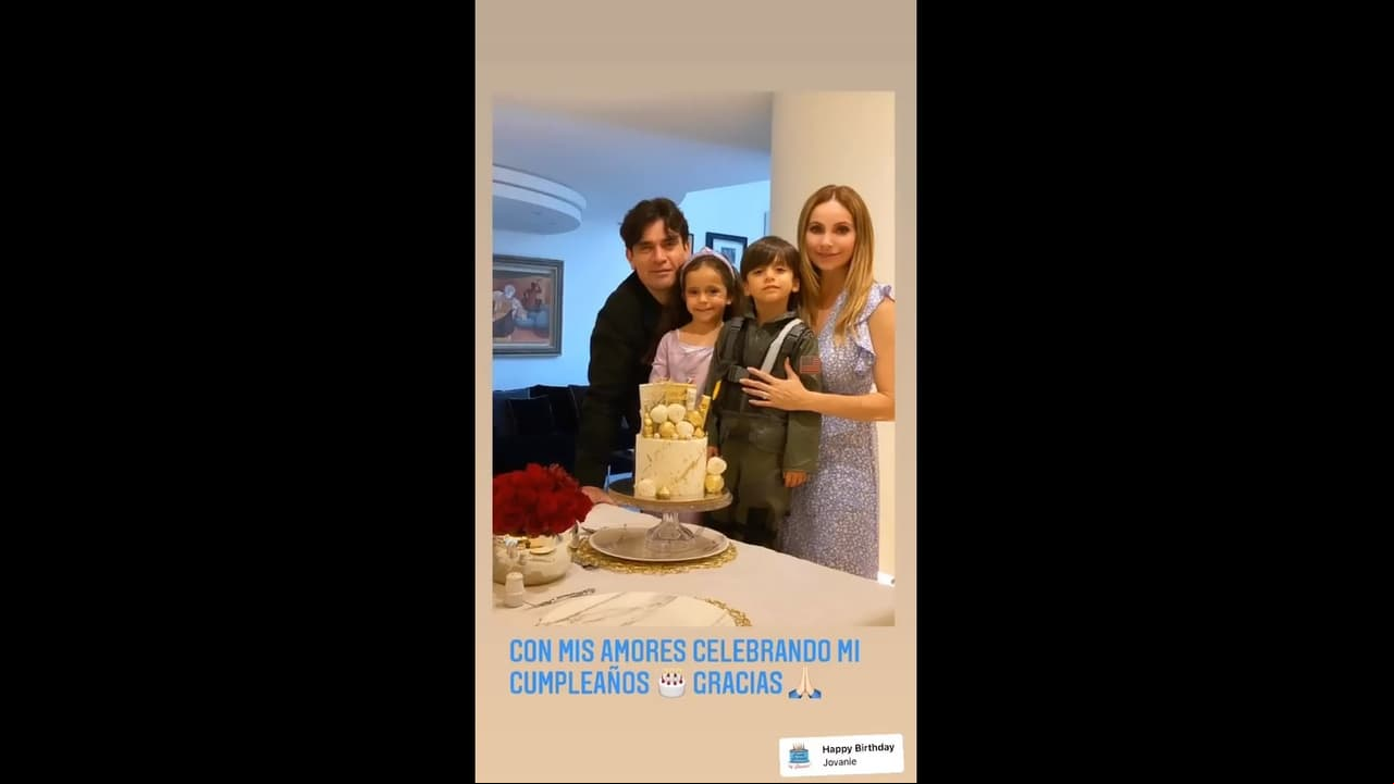 Elizabeth Álvarez mostró cómo celebró su cumpleaños junto a sus hijos y Jorge Salinas
