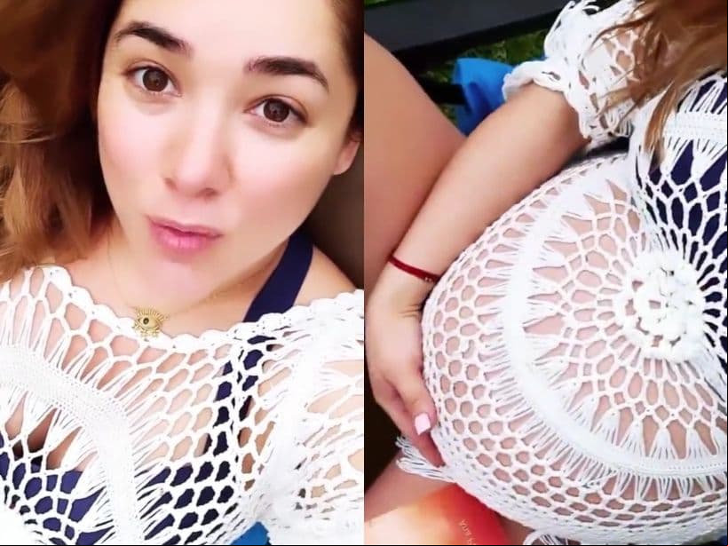 Sherlyn muestra cómo vive los últimos días de su embarazo.
