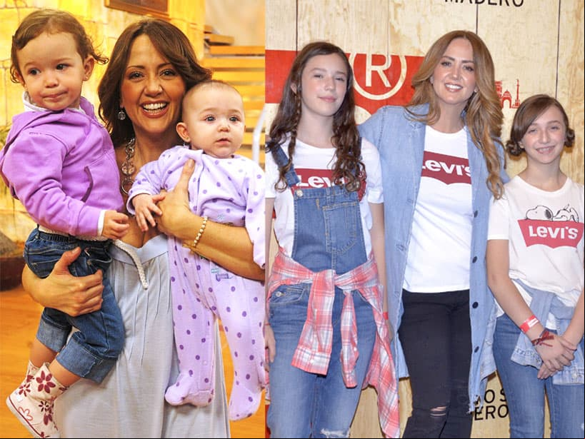 Mía y Nina son las hijas de Andrea Legarreta y Erik Rubín, quienes sobresalen por su carisma y talento.