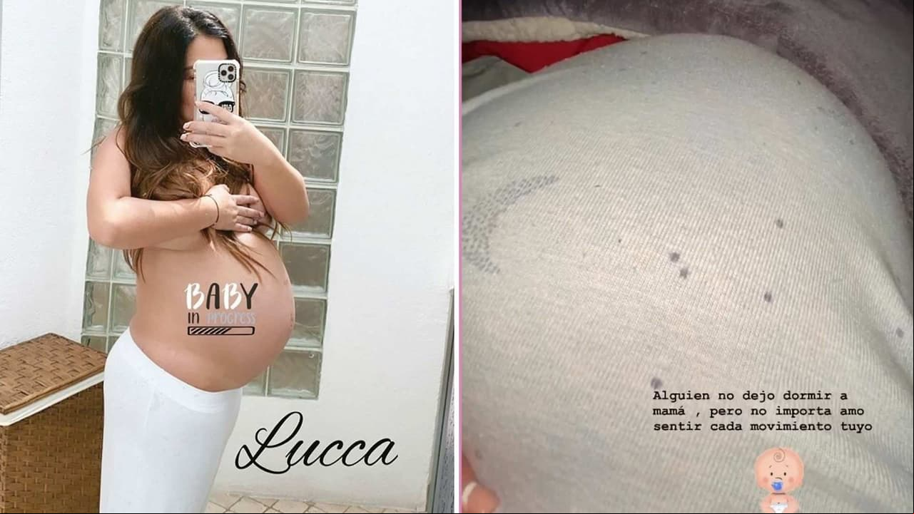 Mariana Echeverría presume las pataditas de su bebé: "Amo sentir cada movimiento"