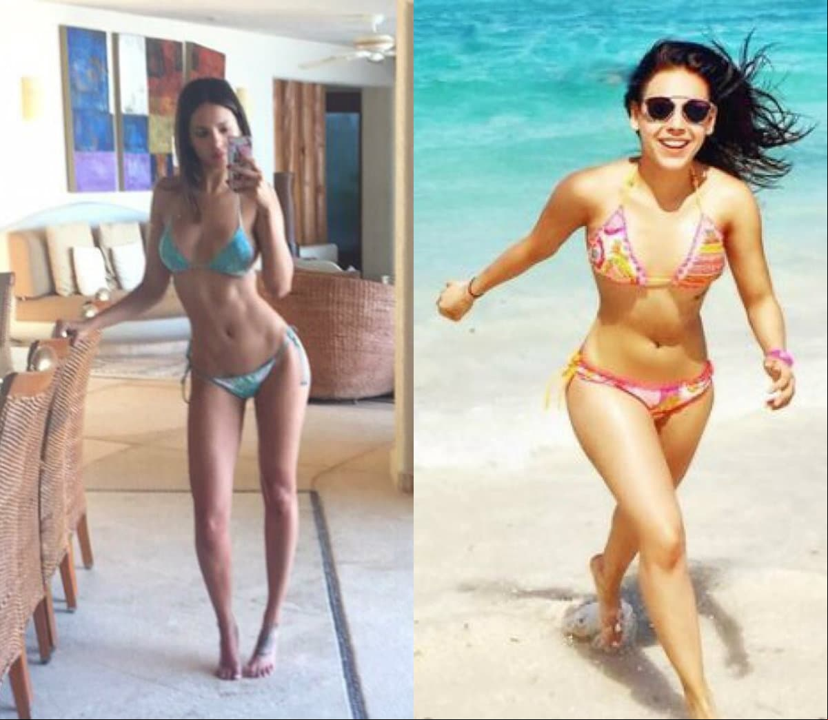 Las actrices se destapan en redes sociales, haciendo gala de sus torneadas figuras