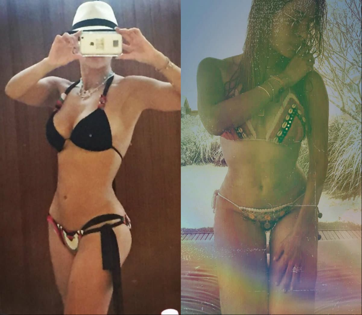 Es común que compartan fotos en muy poca ropa
