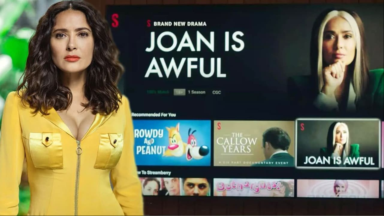 Salma Hayek y Netflix logran increíble parodia de sí mismos en capítulo de Black Mirror 6