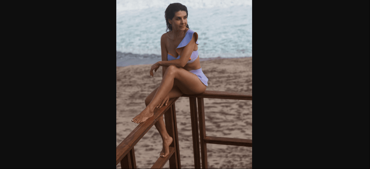 Fue a través de su cuenta oficial de Instagram que la protagonista de telenovelas compartió una serie de imágenes en las que posó como una modelo profesional para la lente de su hija Romina.