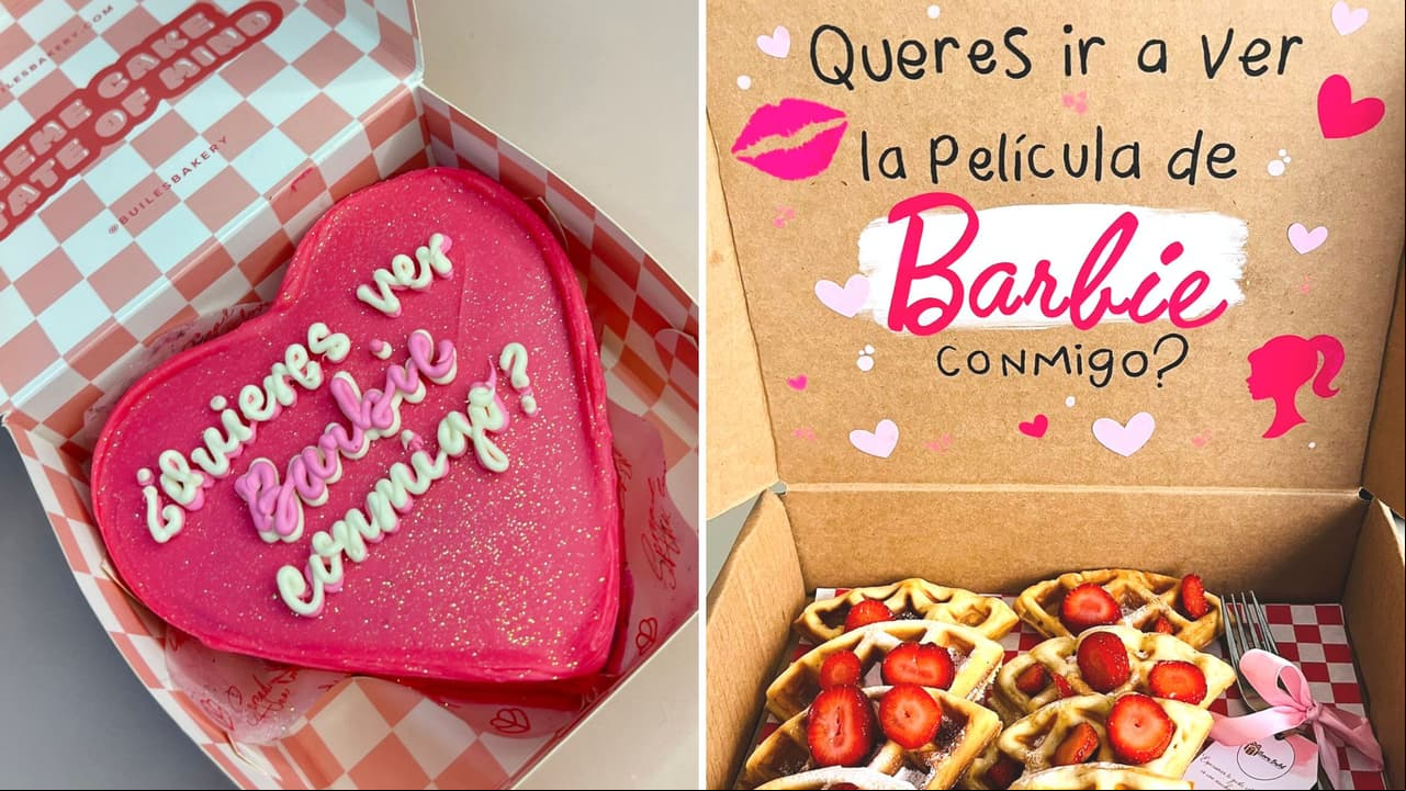 Invitaciones comestibles para ver Barbie