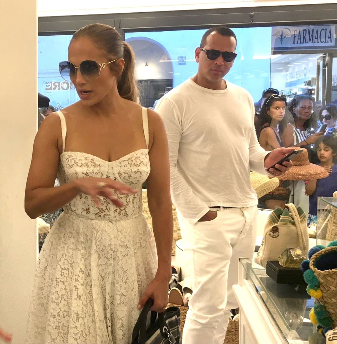 Jennifer López de 49 años de edad y Alex Rodríguez de 43 se escaparon unos días a Italia.