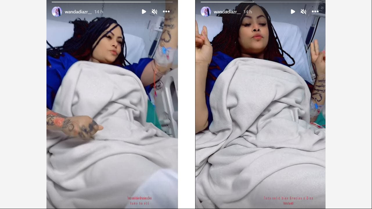 Wanda Díaz, la madre de Yailin, se sometió a un procedimiento estético