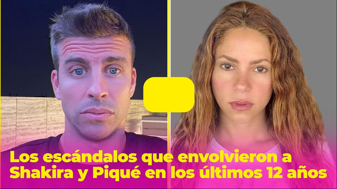 "No me deja hacer videos con hombres": los escándalos que han rodeado a Shakira y Piqué en los últimos 12 años