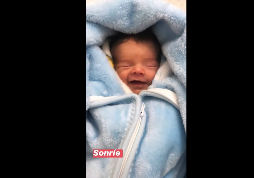 La actriz compartió uno de los retratos más tiernos de su hijo, Maximiliano.