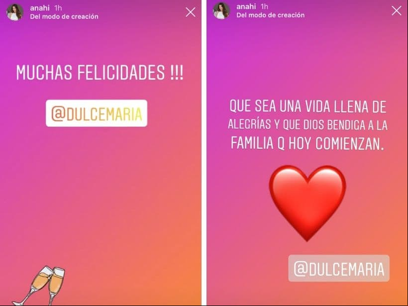 Anahí envió un mensaje de felicitación a su excompañera de RBD.