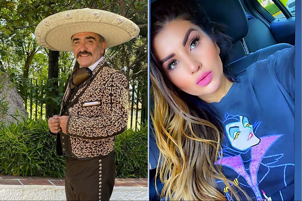 Aún casado y en cuarentena, Vicente Fernández Jr. lleva serenata a su nueva novia