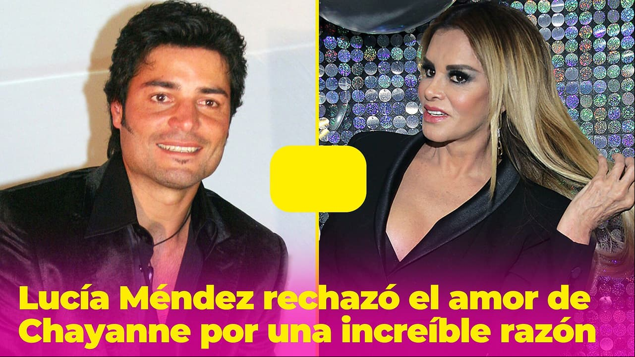 Lucía Méndez confesó que rechazó el amor de Chayanne por una increíble razón