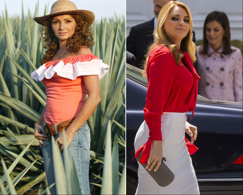 La actriz Angélica Rivera protagonizó este melodrama en el papel de 'Teresa Hernández', una hermosa jimadora. Este sería su último papel en la televisión mexicana, pues dos años después contraería matrimonio con el entonces gobernador del Estado de México, Enrique Peña Nieto.