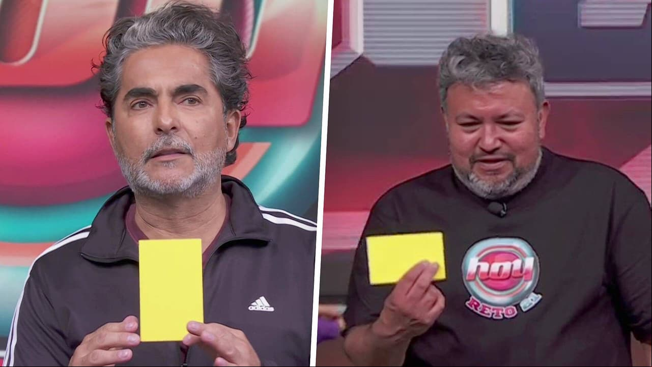 Raúl Araiza y su asistente reciben tarjeta amarilla por fallar en el Reto 21