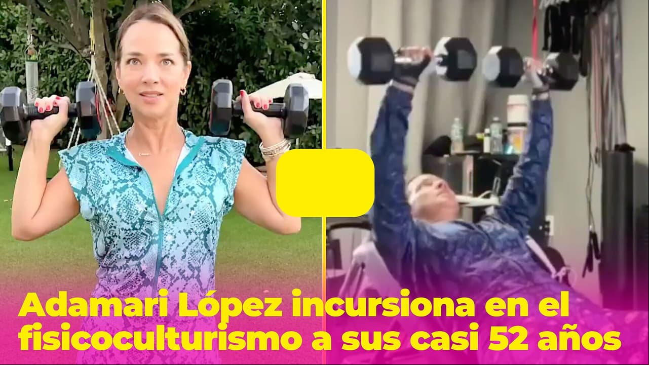 Adamari López 'incursiona' en el fisicoculturismo a punto de cumplir 52 años: se siente como "modelo"