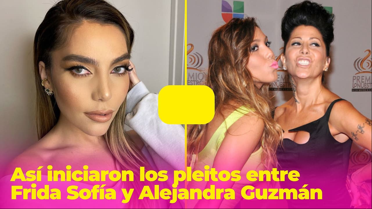 Frida Sofía y Alejandra Guzmán: el inicio de sus peleas, acusaciones y traumas familiares