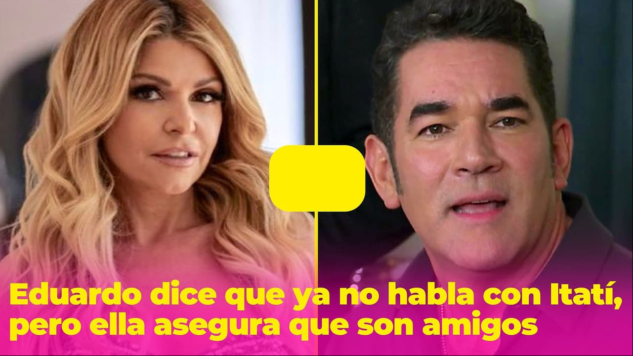 Eduardo Santamarina dice que ya no le habla a Itatí Cantoral y ella lo contradice: “Es mi mejor amigo”