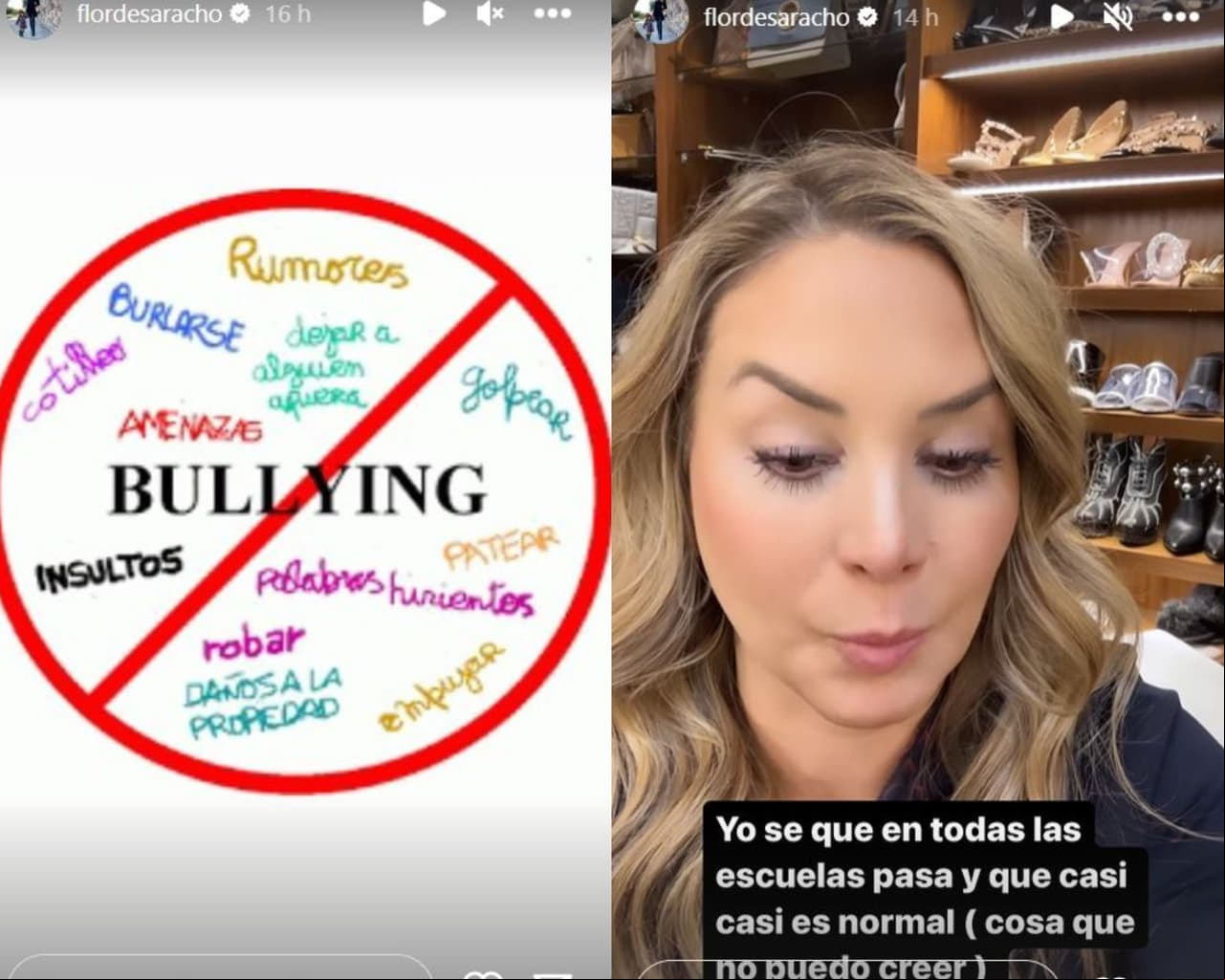 Florencia de Saracho denuncia bullying a su hijo.