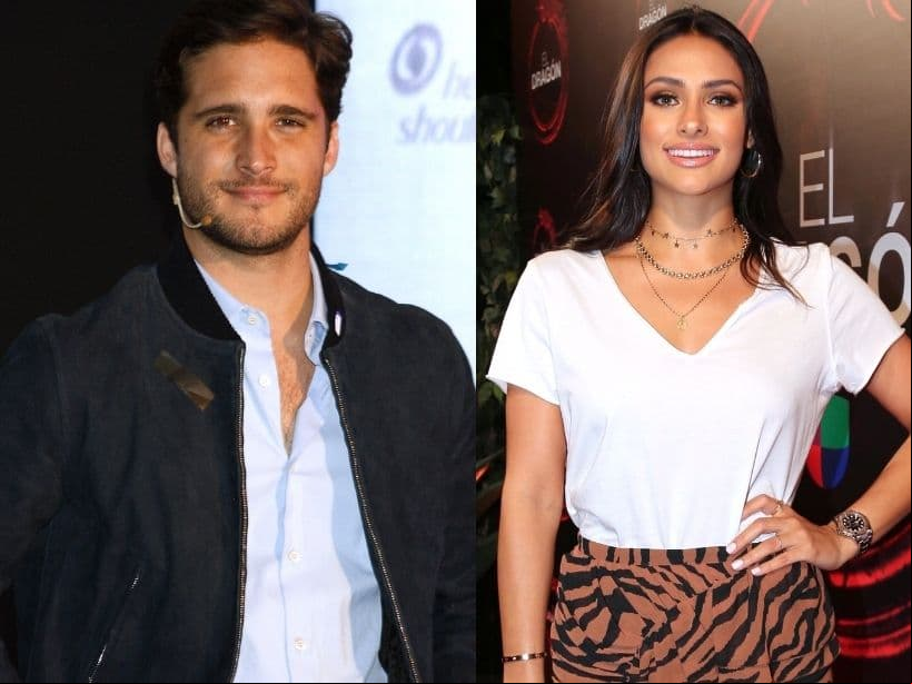 Diego Boneta posa por primera vez para una foto junto a su novia Renata Notni