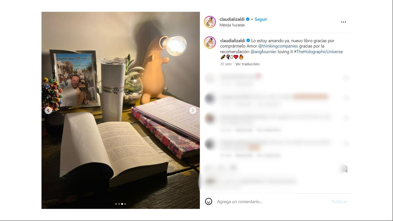 Así mostraba Claudia Lizaldi su amor por Germán Bricio.