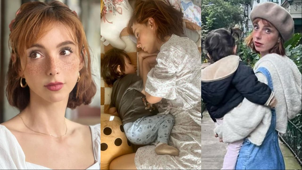 Natalia Téllez y su hija Emilia.
