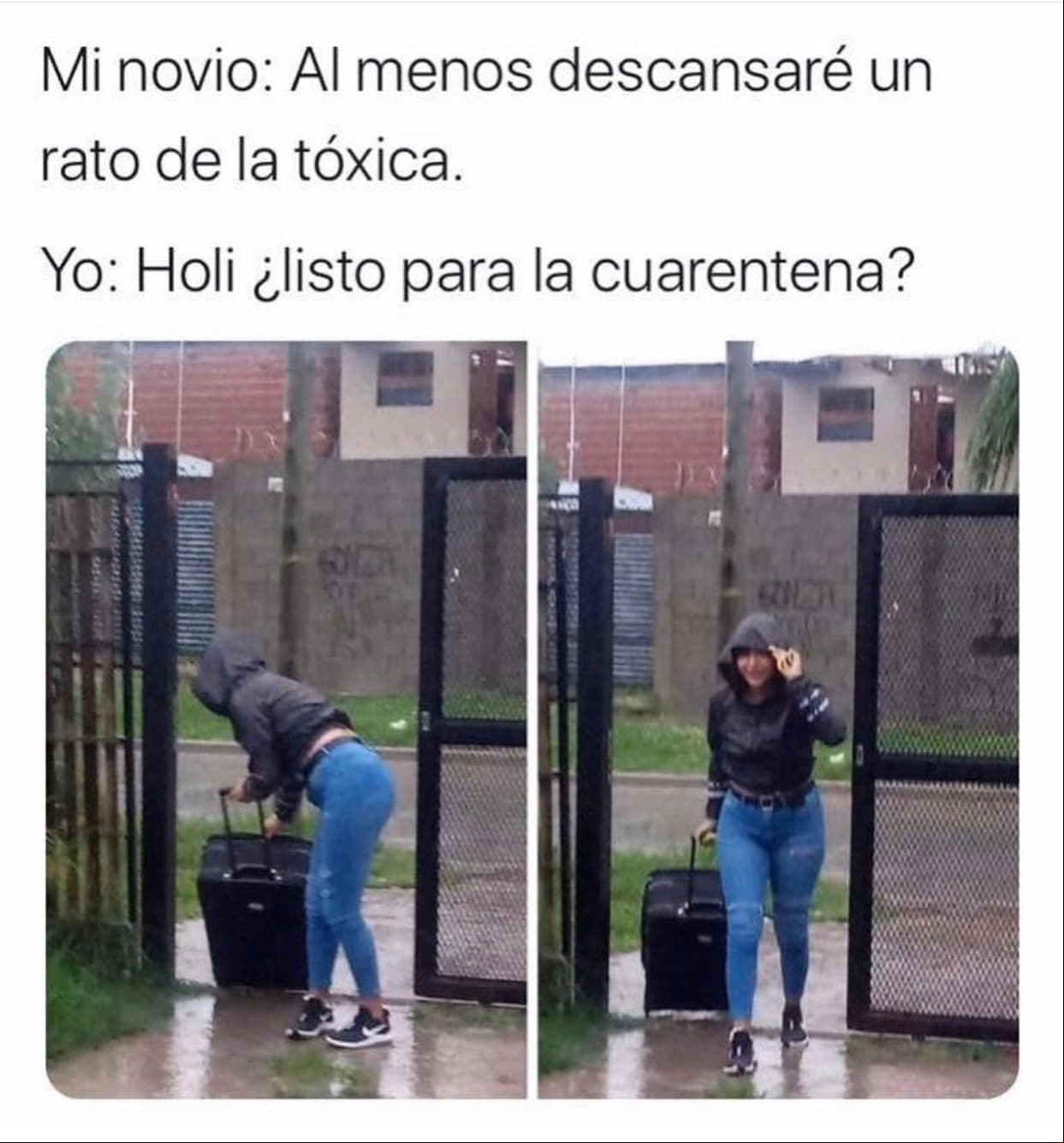 Recuerda estar en cuarentena implica no tener o con otras personas. Muchos pensaron en darse un tiempo en sus relaciones, pero otros antes muertos que solteros.