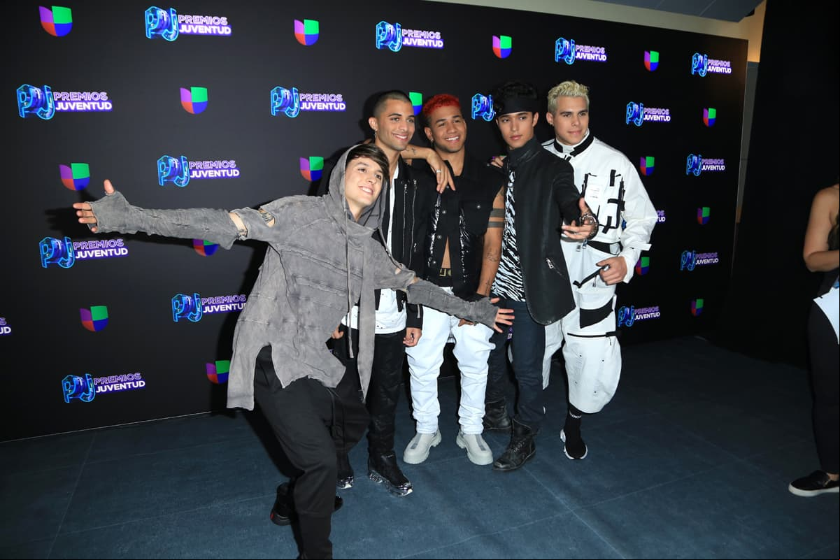 Los chicos de CNCO no podían faltar en esta importante premiación.