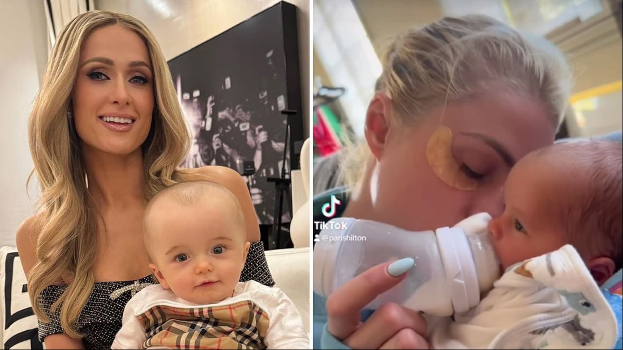 Paris Hilton le cambió por primera vez el pañal a su hijo Phoenix cuando él ya tenía un mes.