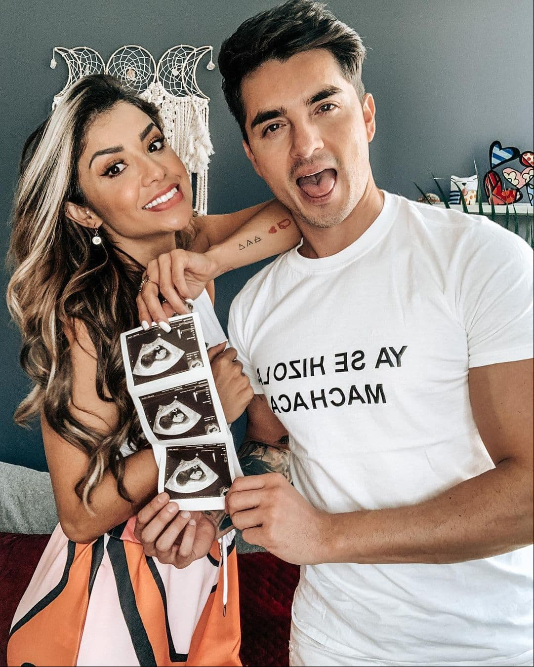 Christian Estrada y Ferka confirman embarazo con imágenes de su ultrasonido: “Vamos a ser papás”