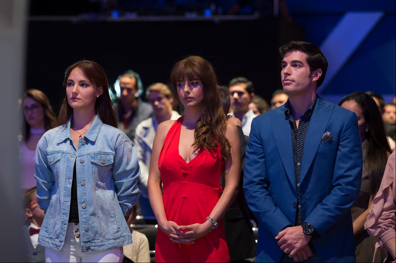 Michelle Renaud, Danilo Carrera y Jade Fraser, se dieron cita para vivir este momento especial que los unió previo al estreno del melodrama.