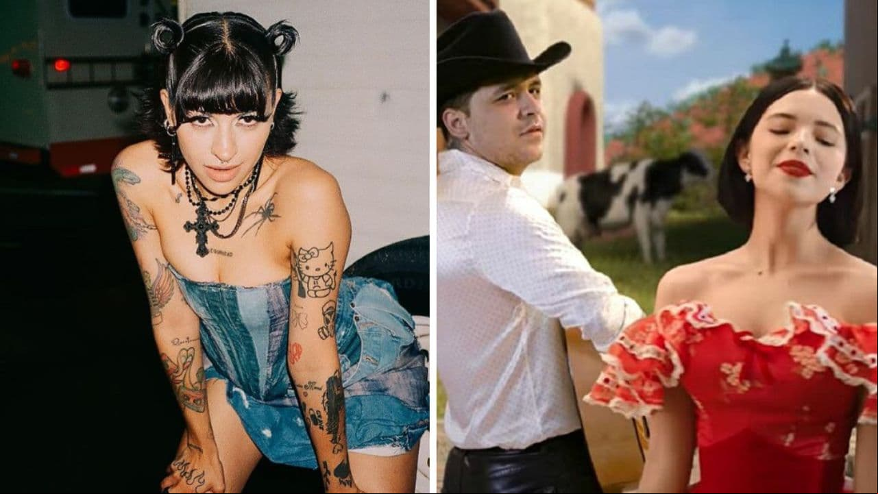 Cazzu y Nodal con Ángela Aguilar