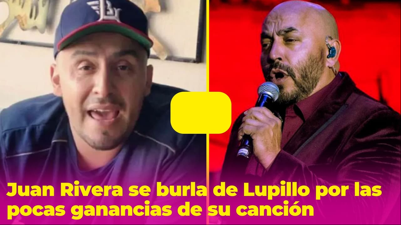 Juan Rivera se burla de Lupillo por las pocas ganancias de su canción y regala el dinero a un indigente