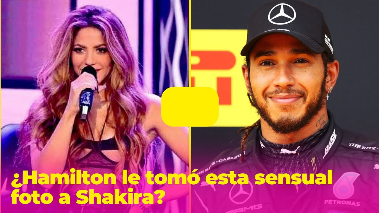 ¿Hamilton le tomó una sensual foto a Shakira? Un detalle en la imagen los delataría