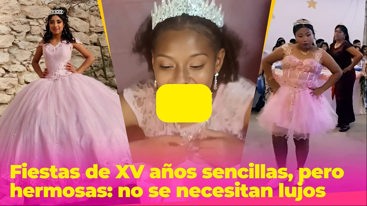 Fiestas de XV años sencillas, pero hermosas: no se necesitan lujos cuando hay mucho amor