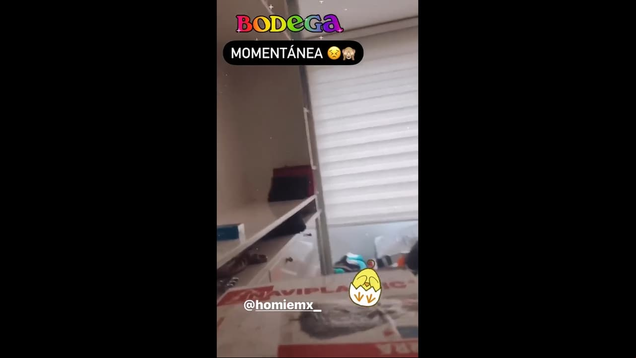 Mariana Botas destacó que la segunda recámara del departamento por el momento la está ocupando como bodega. “Este es el otro cuarto, pero es mi bodega por el momento, porque como todavía me faltan clósets y muebles, aún necesito este espacio para guardar”, sentenció.