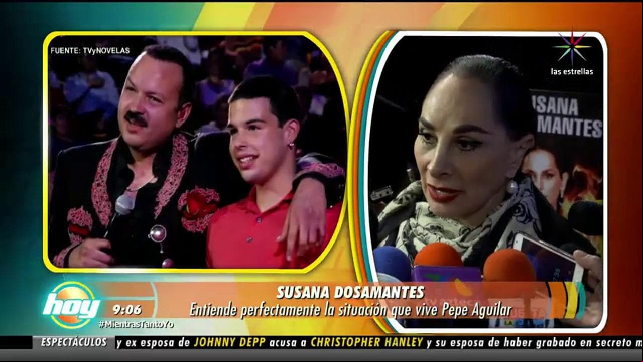 ¡Entérate! Susana Dosamantes se solidariza con Pepe Aguilar