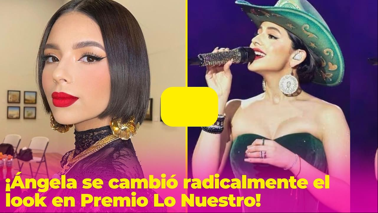 Ángela Aguilar y su radical cambió de look: así deslumbró en la alfombra de Premio Lo Nuestro
