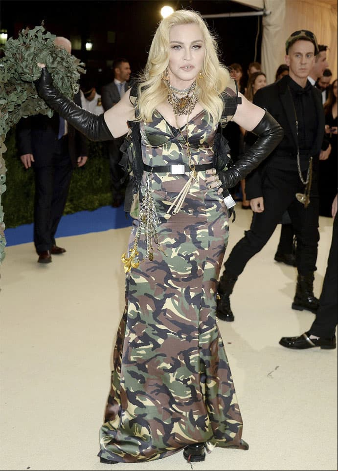 Madonna en la Gala MET