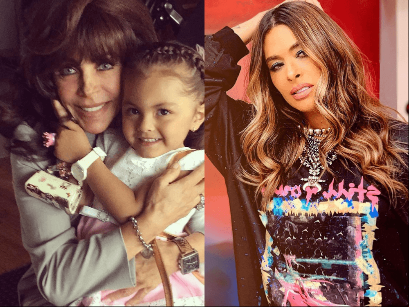 Verónica Castro y Galilea Montijo aparecen como nunca antes al natural y con la nieta de la actriz